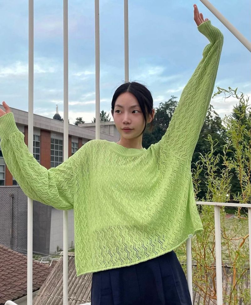 MARCEL CREW NECK KNIT TOP