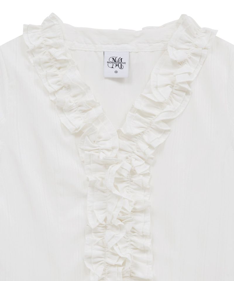 st frill shirt (white)