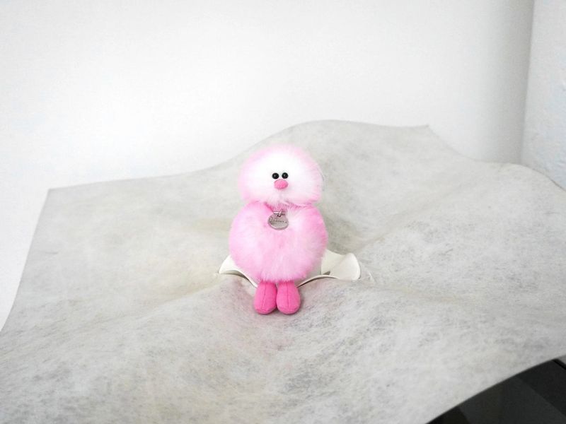 Cosymosy Mini Bird Keyring - Strawberry Sherbet
