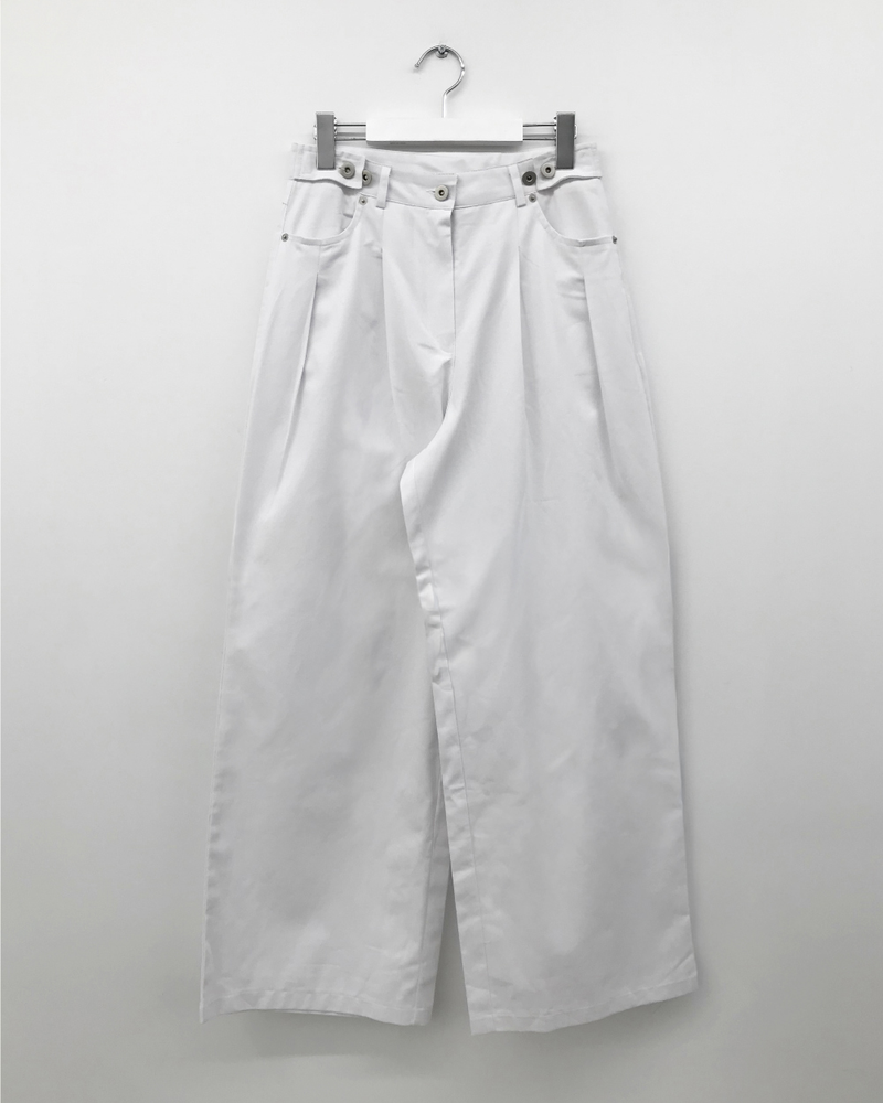 テッド ピンタック タブ パンツ (3color)