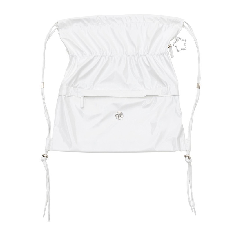 Don't Ask My Plan (DAMP)(ドントアスクマイプラン)の「GLOSSY STRING BACK PACK_WHITE(Bags)」