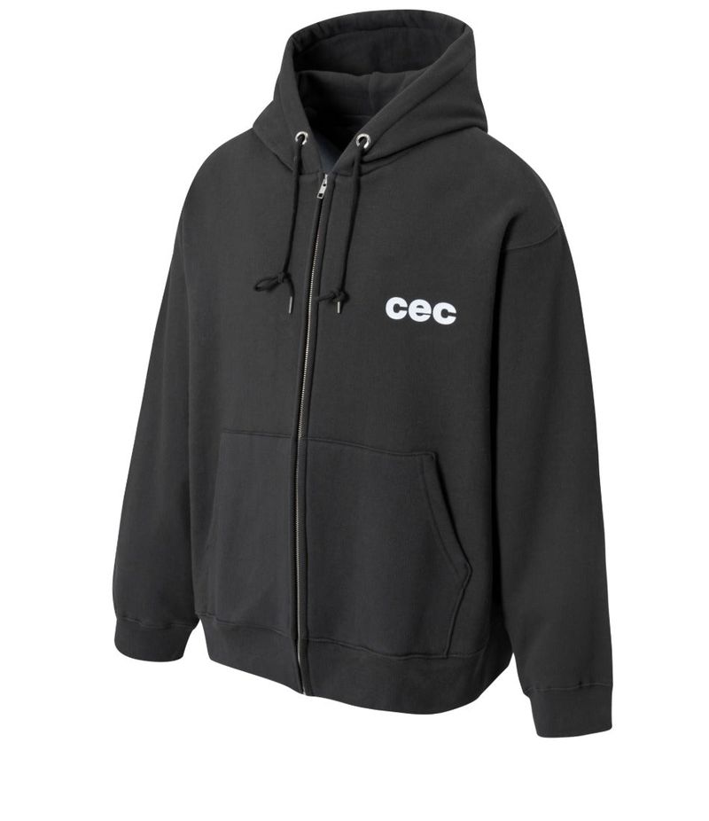 CHANCECHANCE(チャンスチャンス)の「CEC ZIP-UP HOODIE(CHARCOAL)(Tops)」