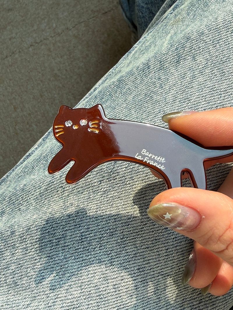 Running cat hair pin (8color)