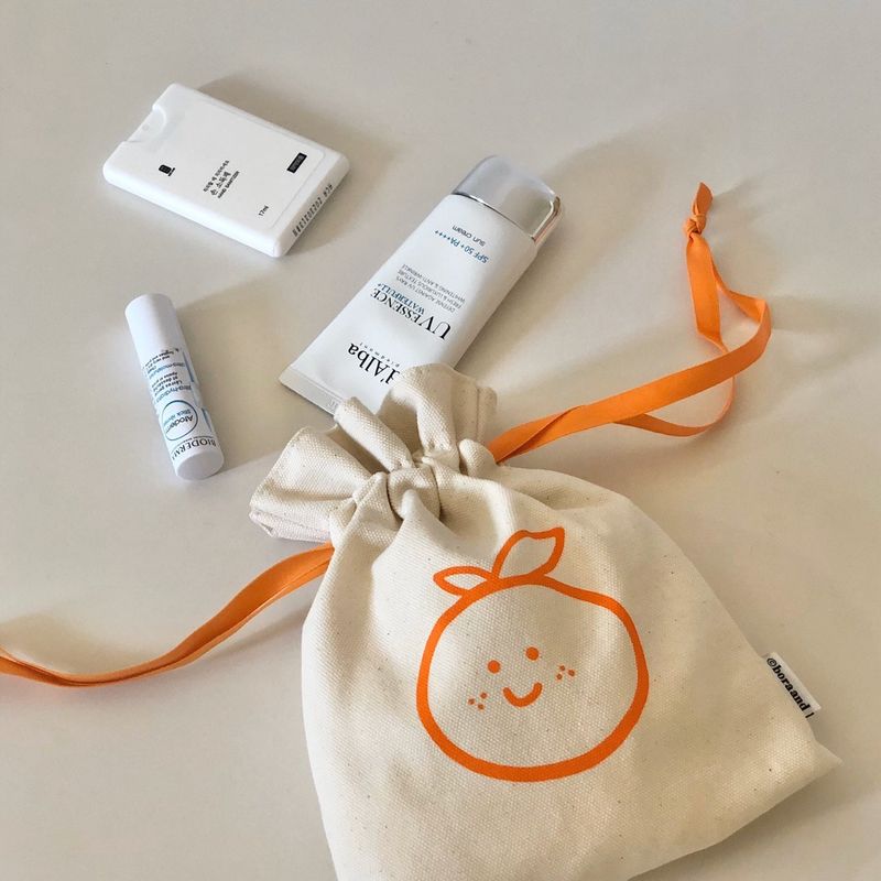 Tangerine pouch&bag