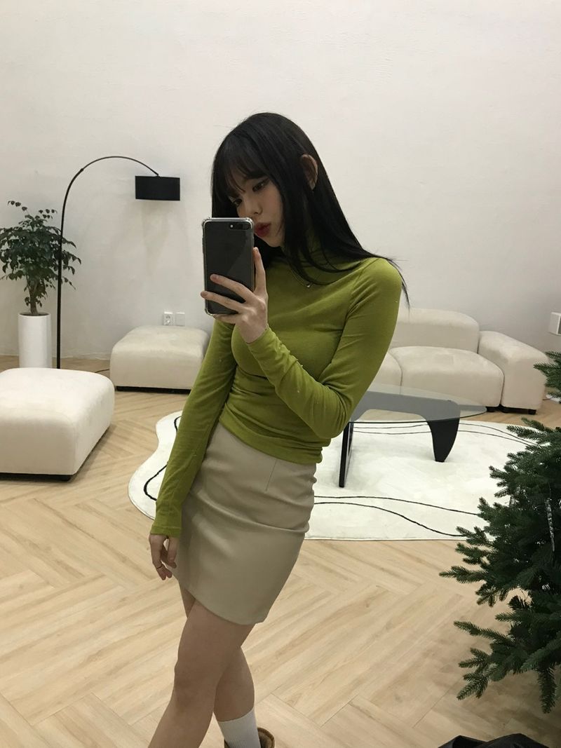 Ashley leather skirt