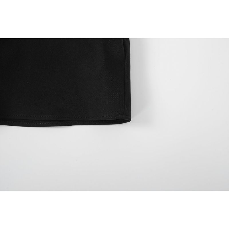 BELT MINI SKIRT-BLACK