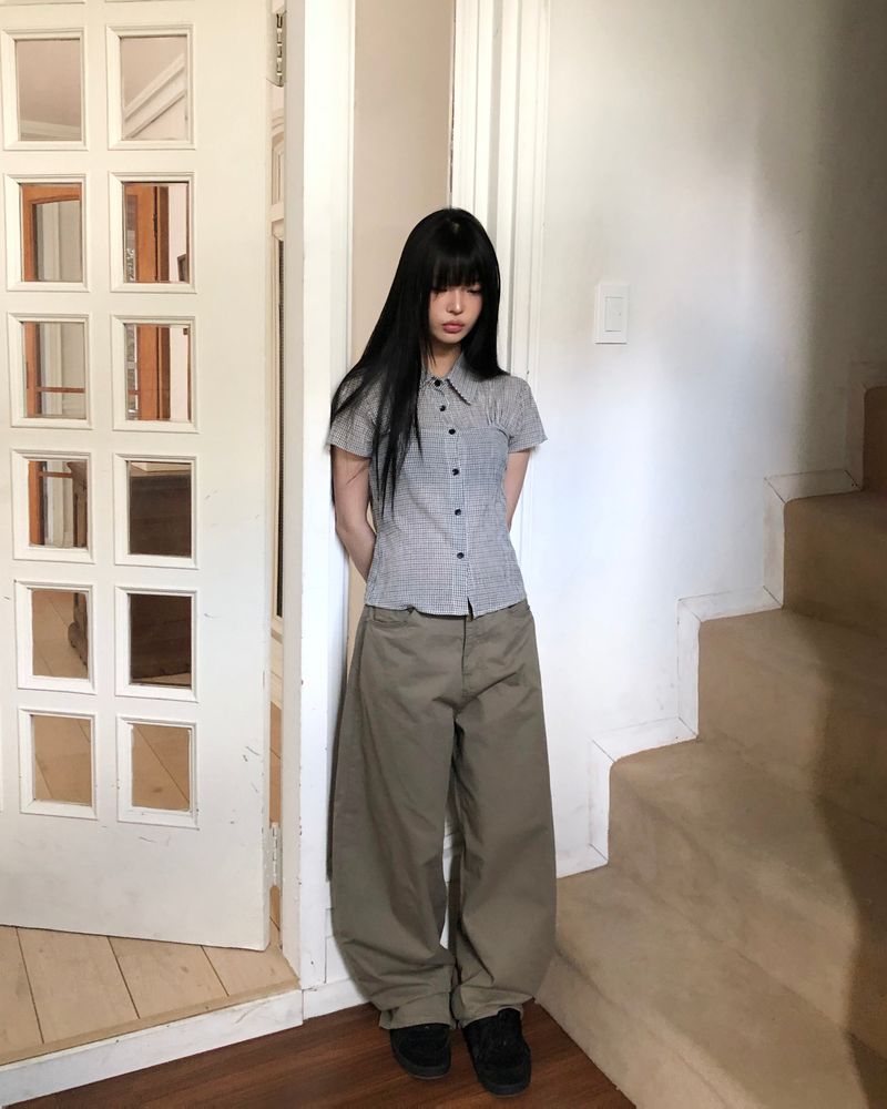 コルフバックバンディングワイドパンツ