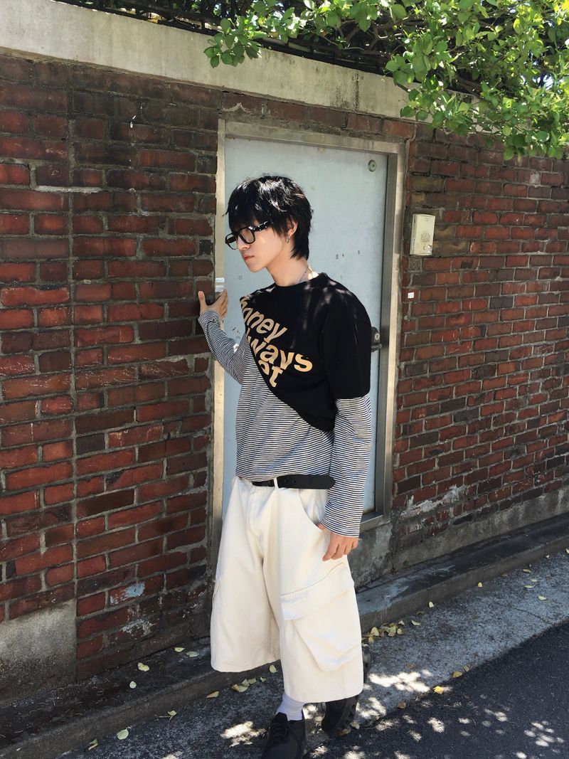 Sweet Semi-Crop Short-Sleeve T-Shirt 6C