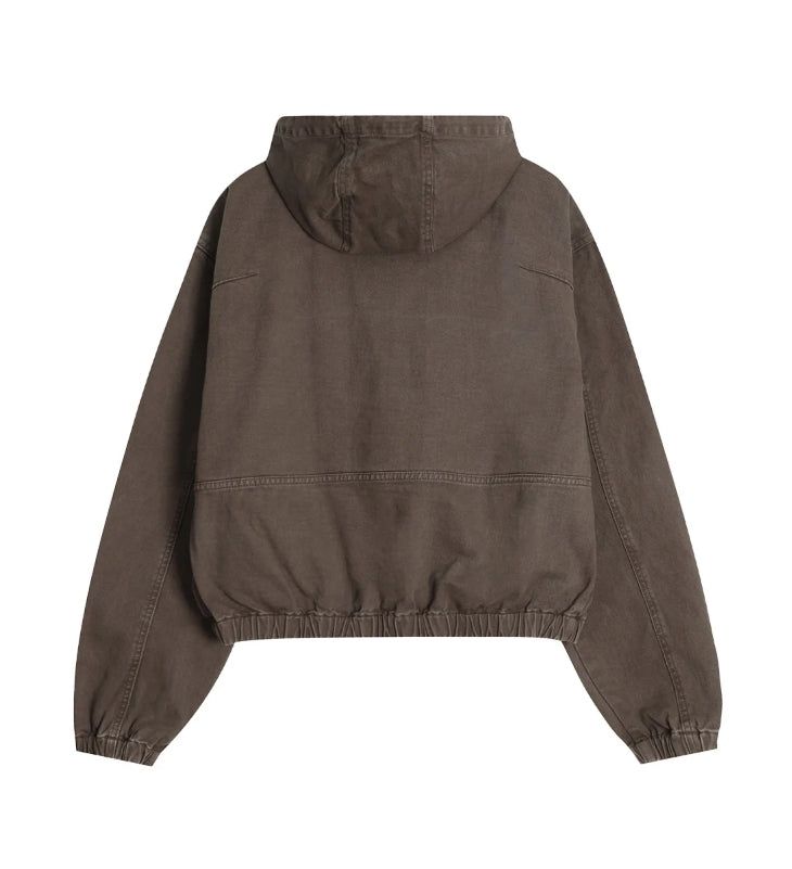 Pedo Dyeing Crop Hood Jacket