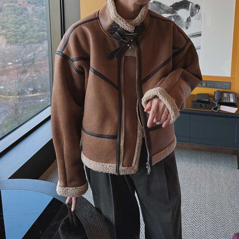 ASCLO Suede Crop Mustang Jacket (3color)