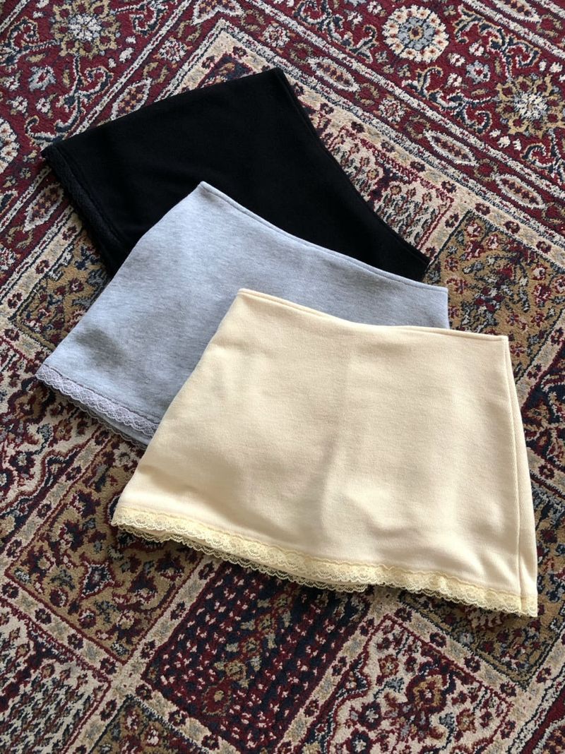 moroi（モロイ）の「Coming mini lace skirt（Skirts）」