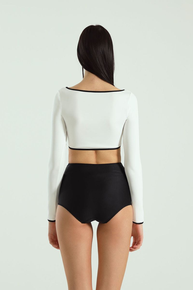 Line Classic Bikini Bra Top WH (Side ribbon)
