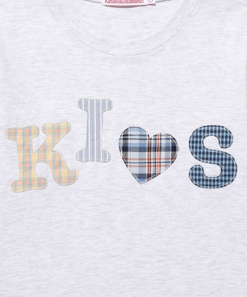 Bumpy Kiss Logo App Tee Grey (KIB6MFT503B)