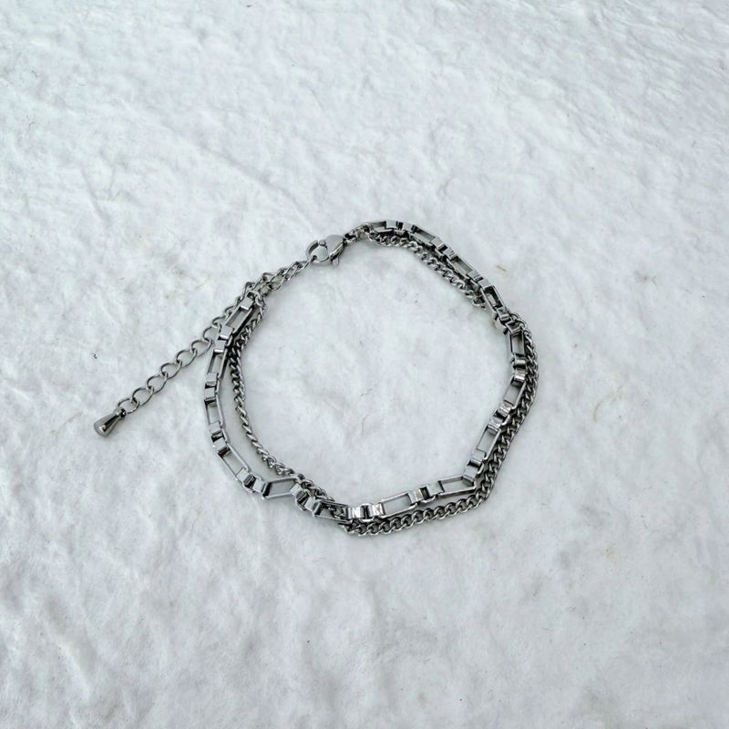 Double Layer Link Bracelet