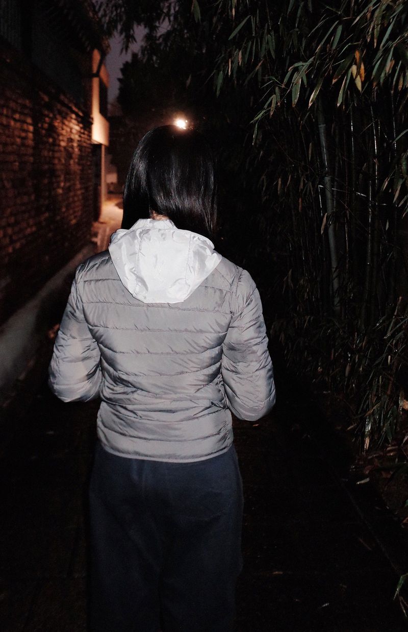 Symbol Logo Puffer Jacket Gray
