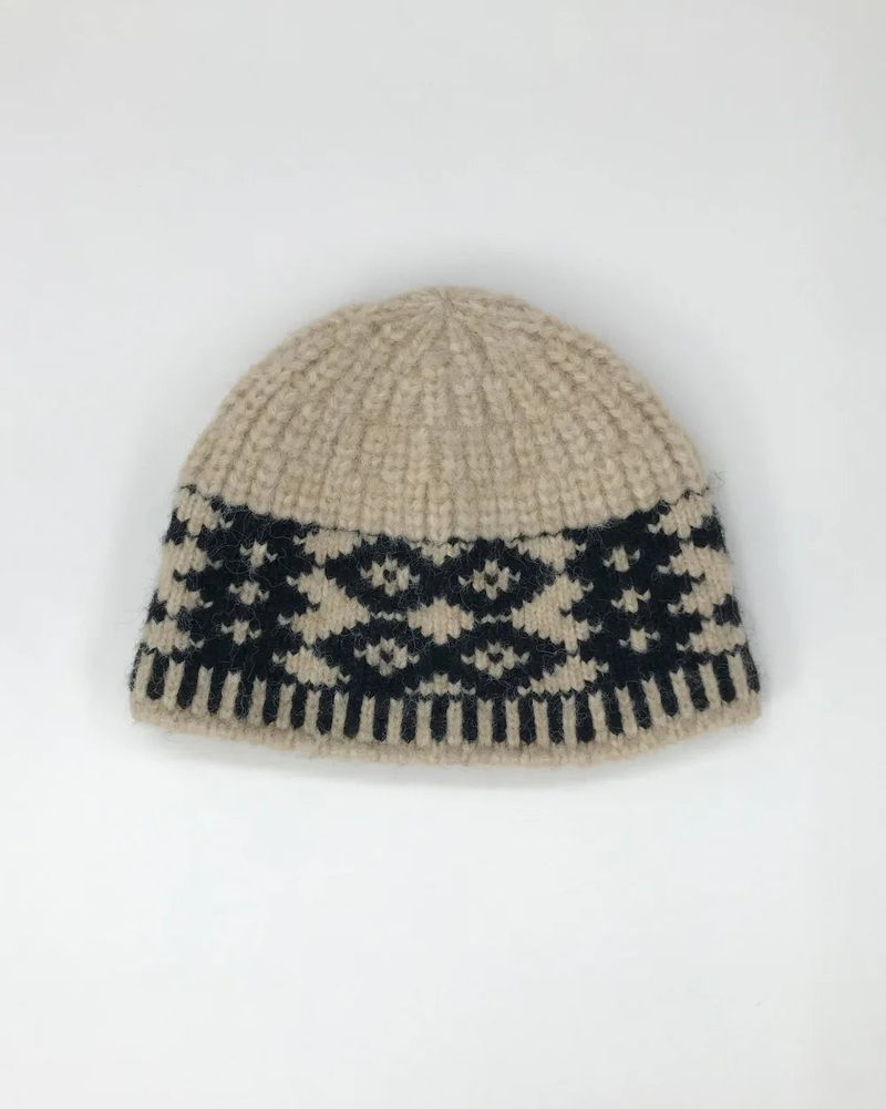 Pattah Nordic Knit Hat (4color)