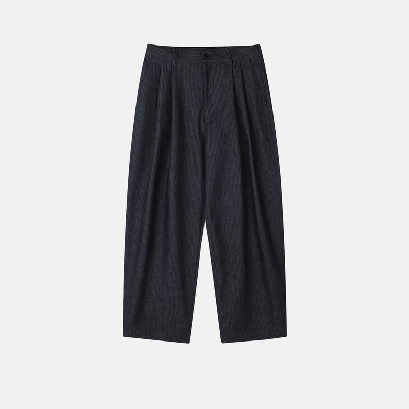 Porter herringbone denim slacks