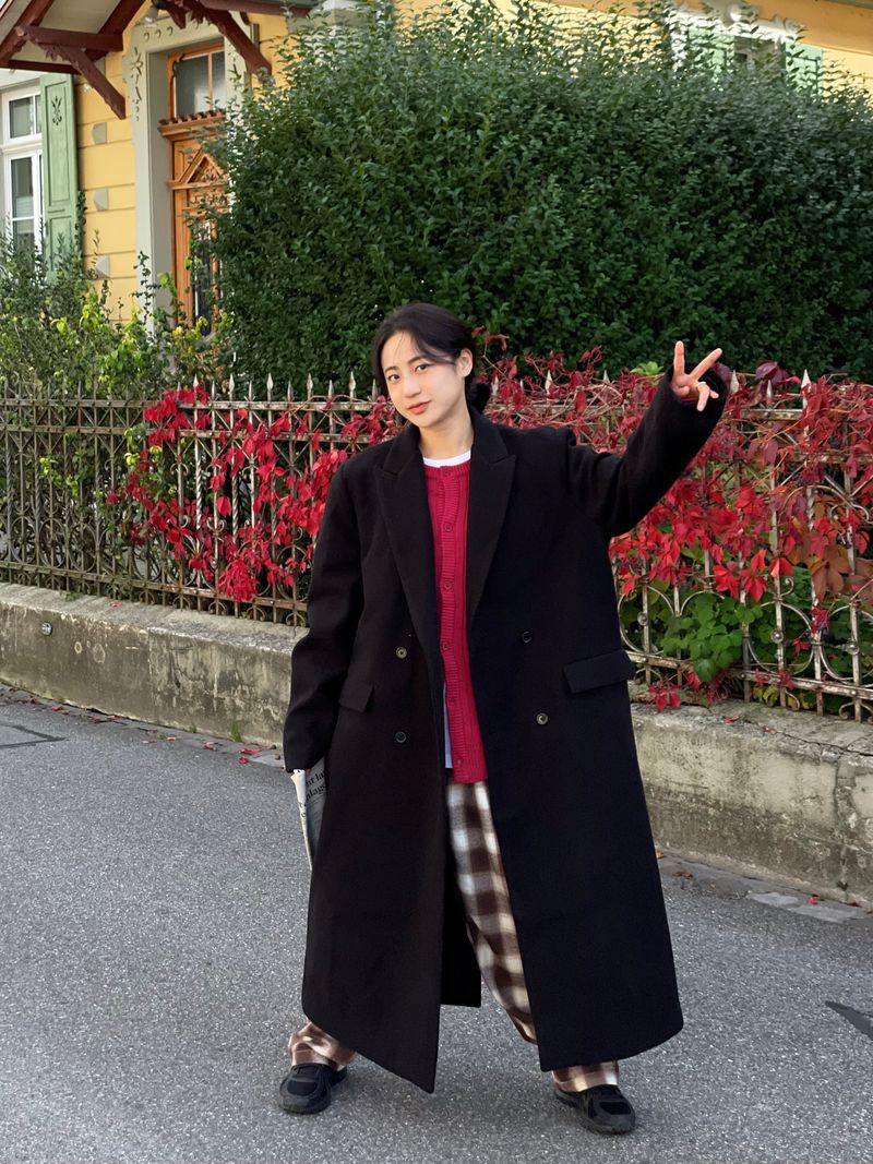 Eiffel length double maxi coat 