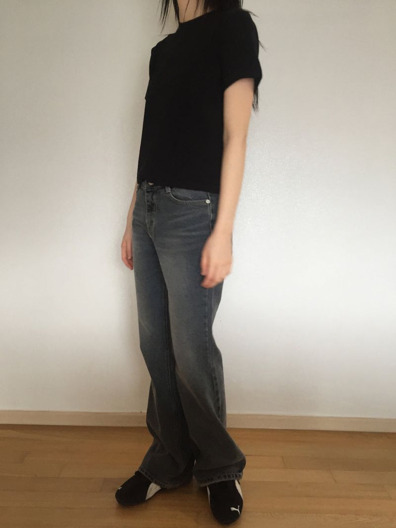 Grashy Bootcut Denim Pants