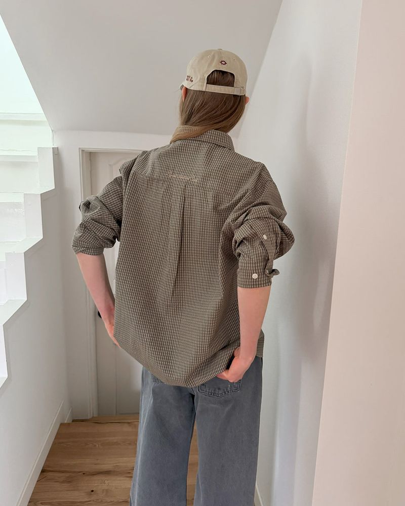 [ORIGINAL] Base Oversized Check Shirt