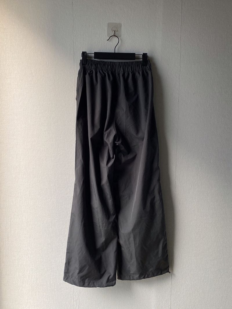 Rap string pintuck nylon pants 2C
