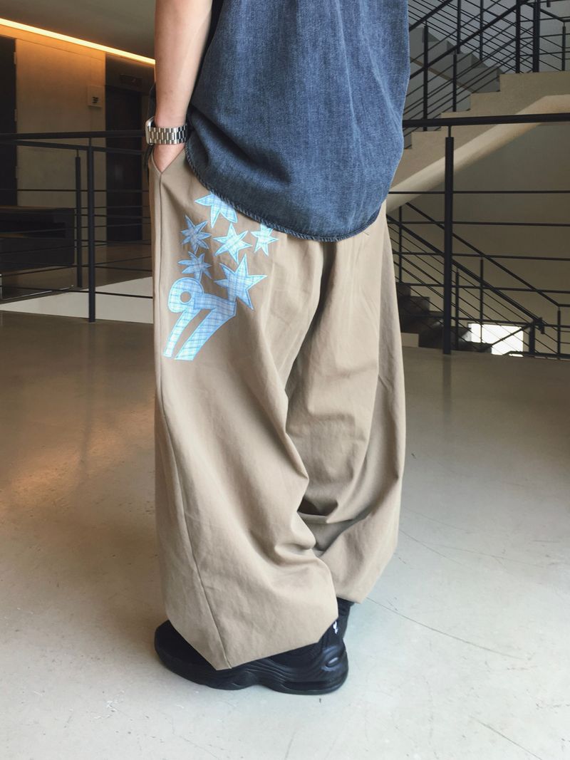 97Star Cotton Wide Pants 3C