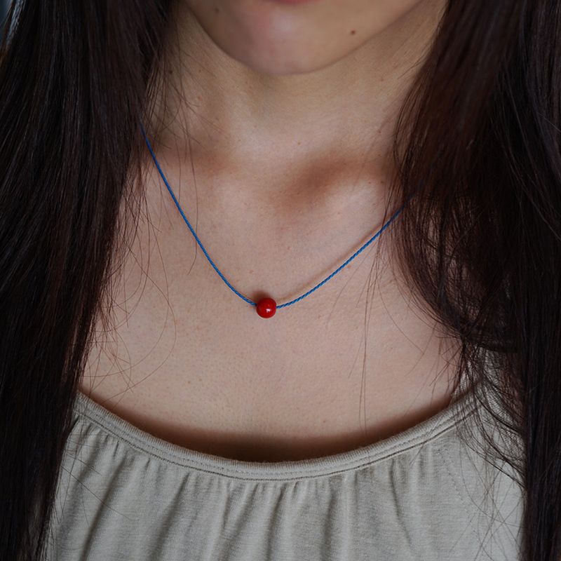 OURPIERRE(アワーピエール)の「RED BALL ROPE NECKLACE(Accessories)」