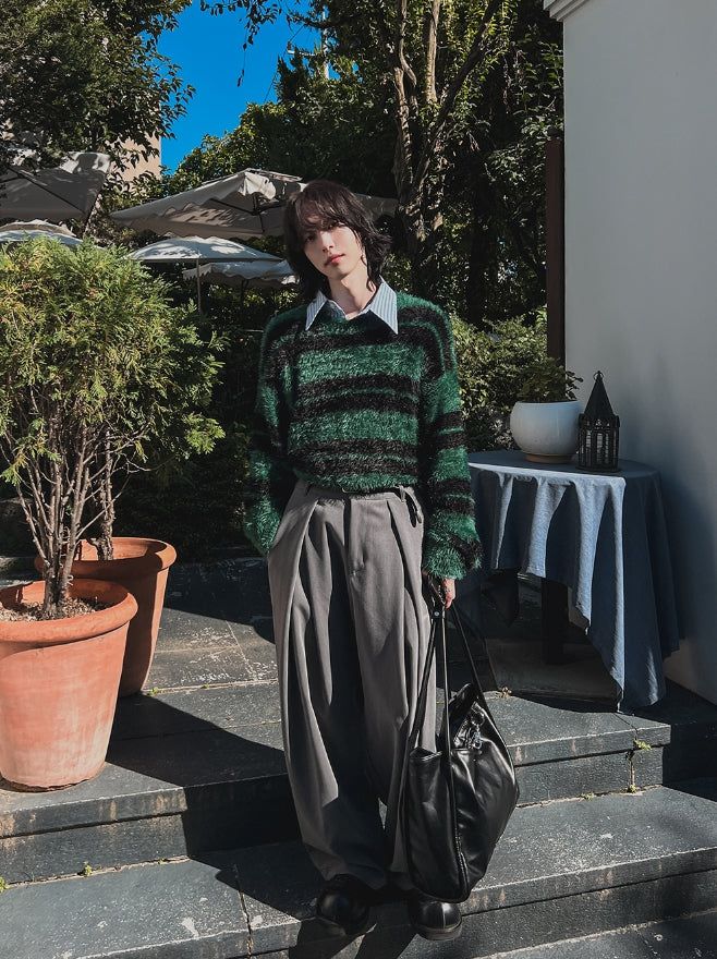 Light maxi wide slacks