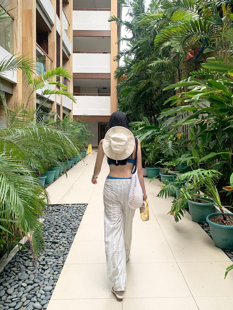 [MADE] REM SEERSUCKER PANTS
