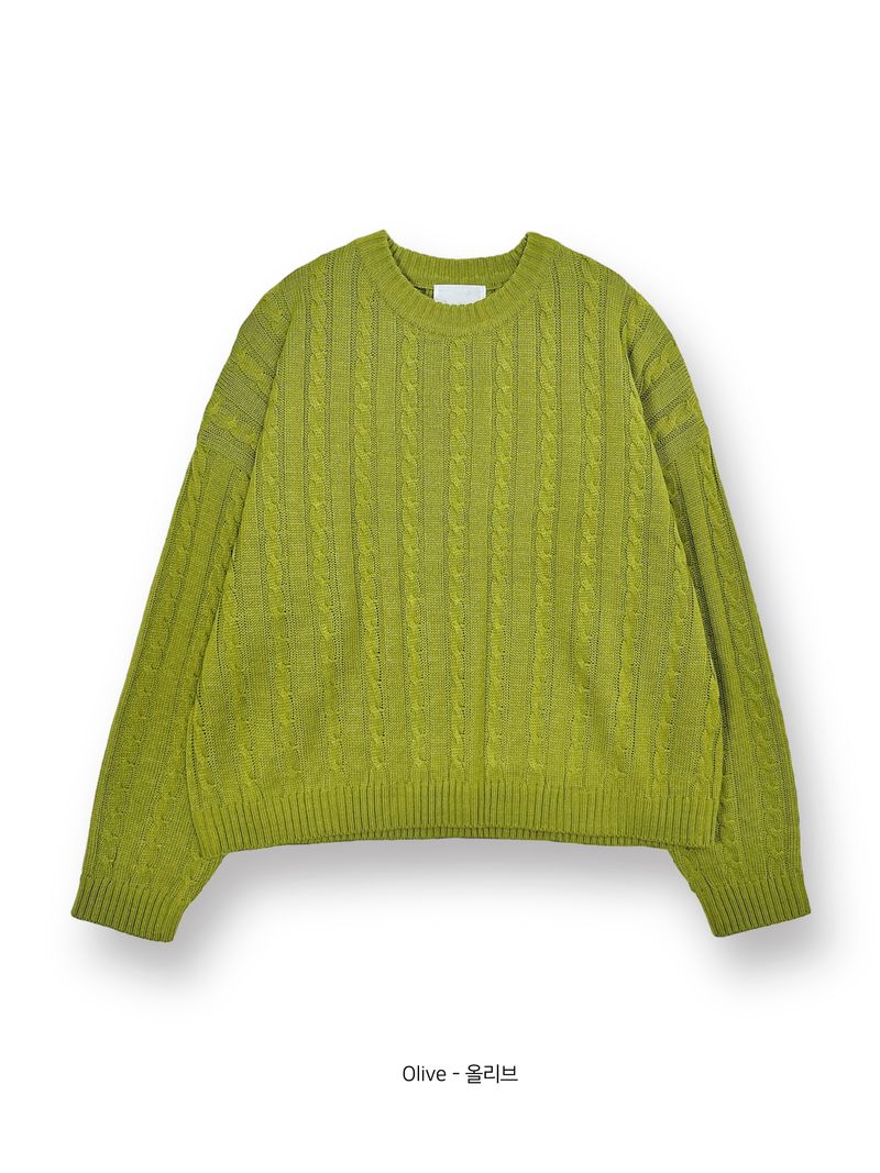 GL Twisted Round Knitwear (5 colors)