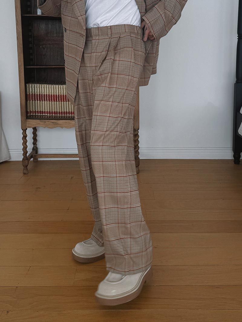 ASCLO Bell Leon Half Banding Slacks (2color)