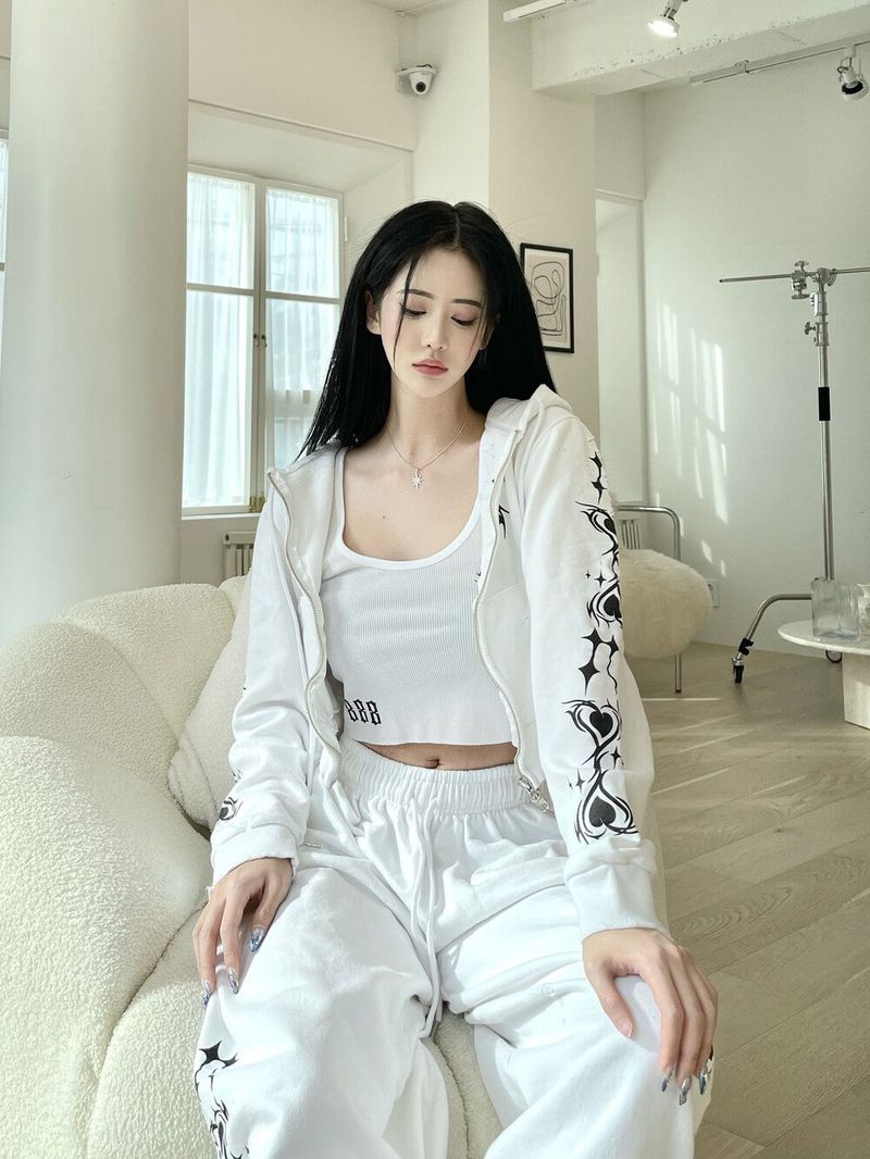 [High quality] 846. Heart sweat pt (2color)