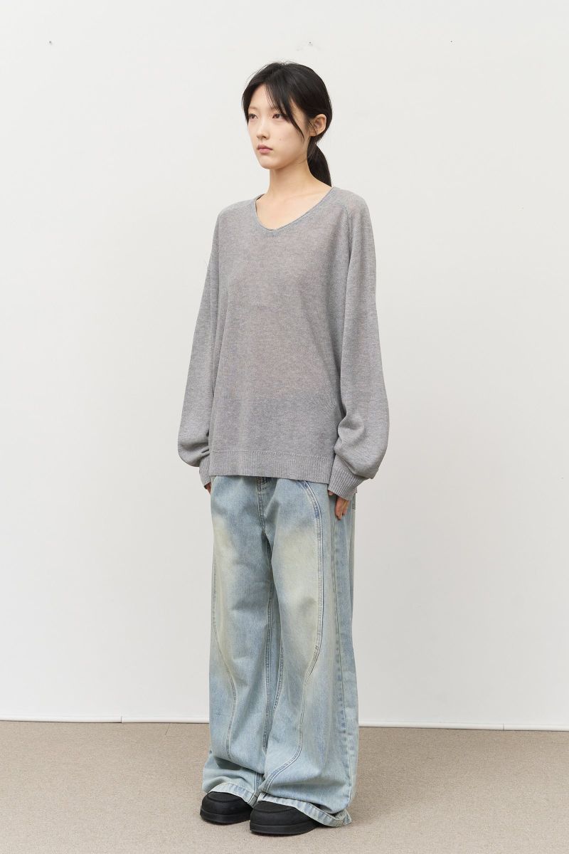 Grit Linen V Knit