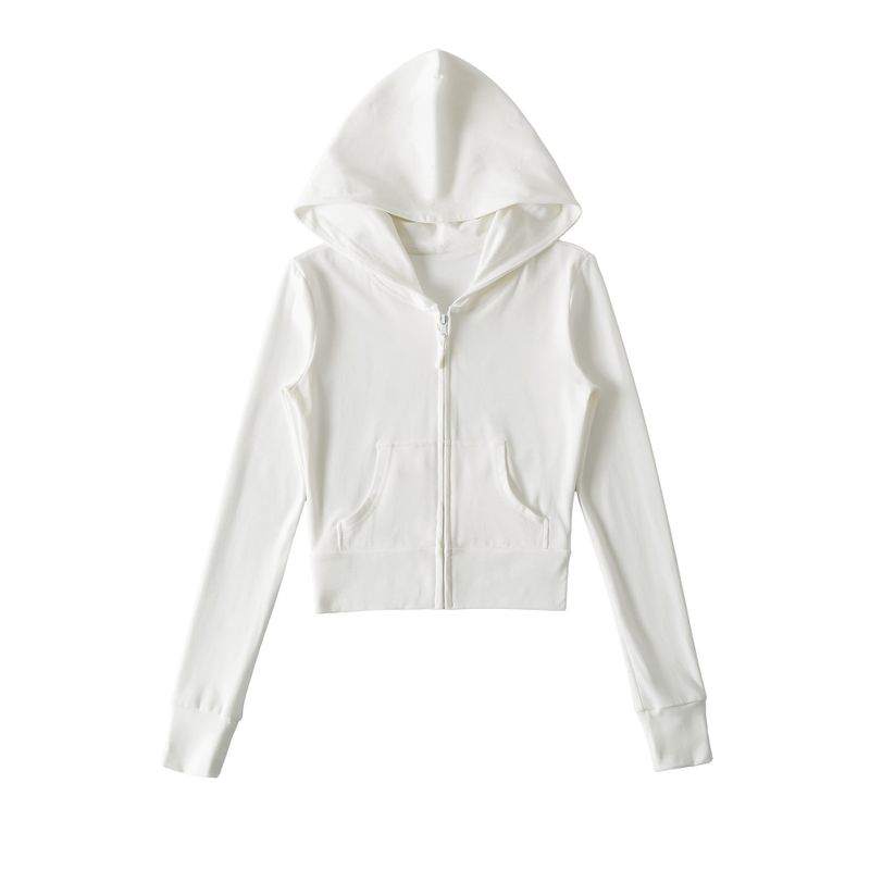 Color Point Hood Jacket