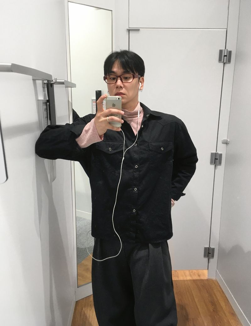 No.1873 curved western SHIRT (3color)