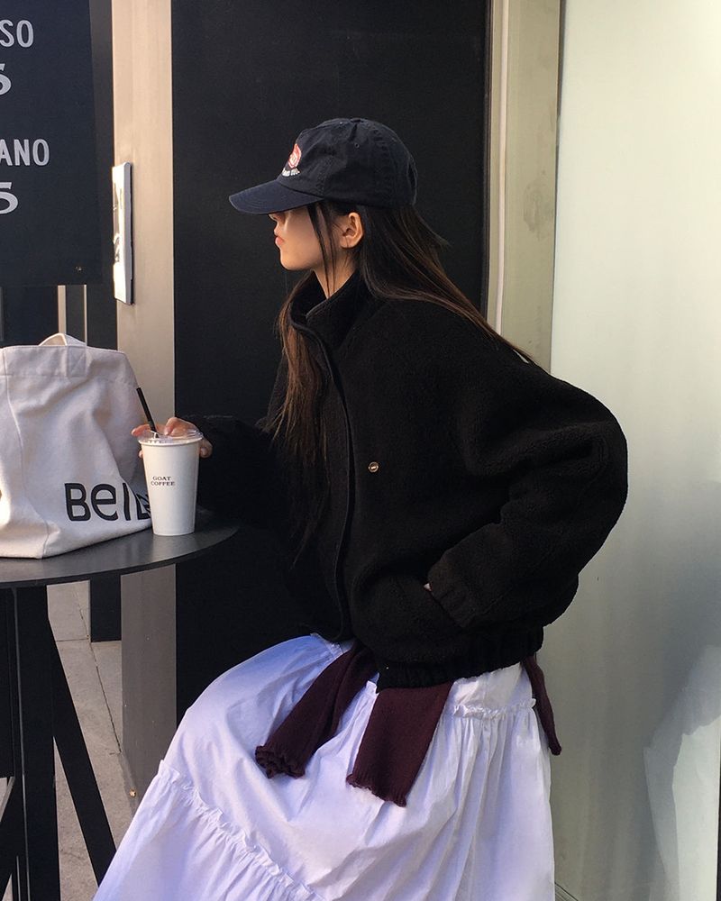 [ORIGINAL] Cable Wool Fleece Jumper