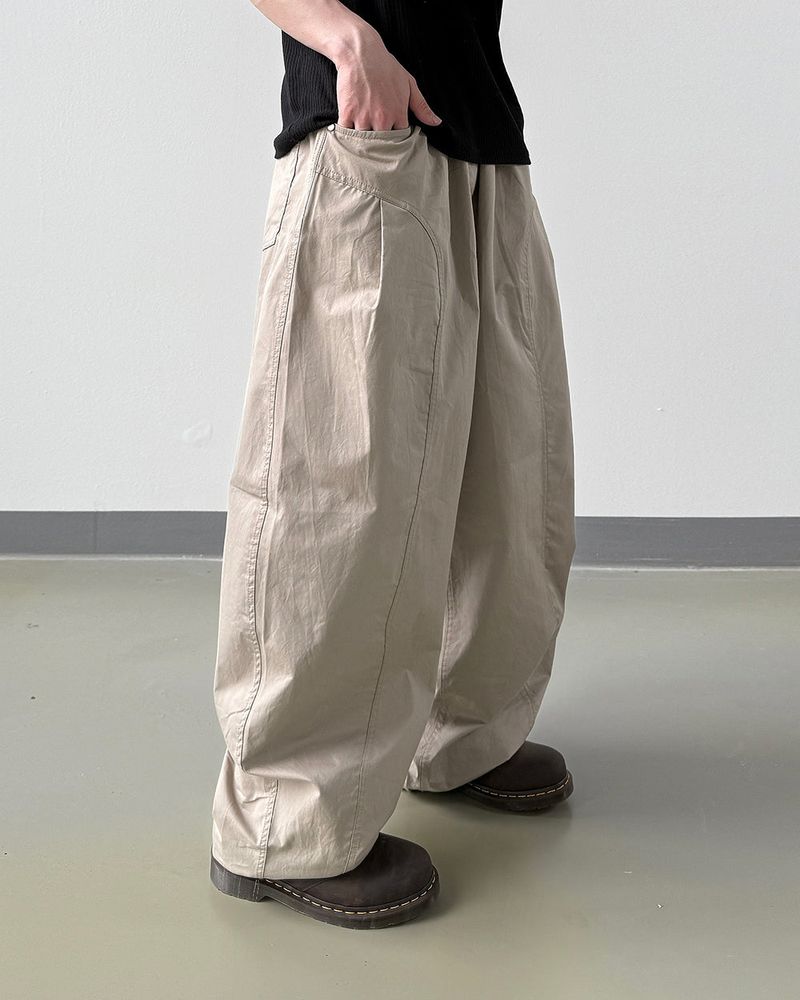 Traillin Cotton Seam One-Tuck Pants