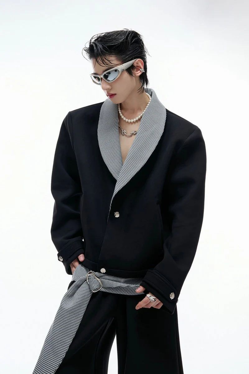 Argue Cultureの「Houndstooth V-Neck Jacket（Jackets/Outerwear）」