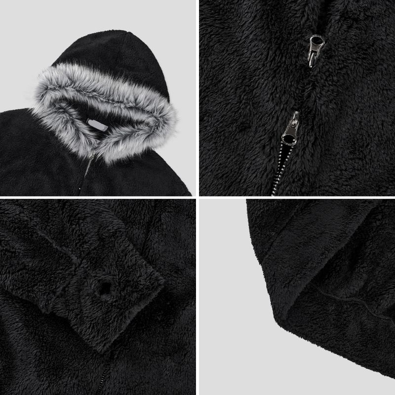 No.1492 eskimo hood ZIP-UP (3color)