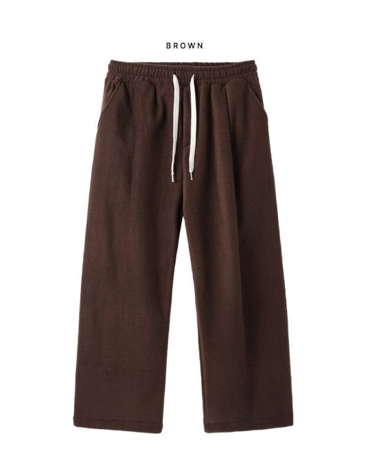 Cozy Fleece Wide Sweatpants