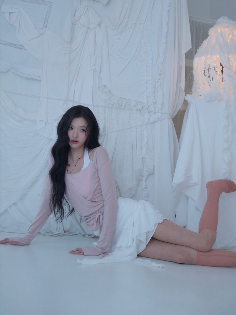 Swan Sheer Wrap Cardigan