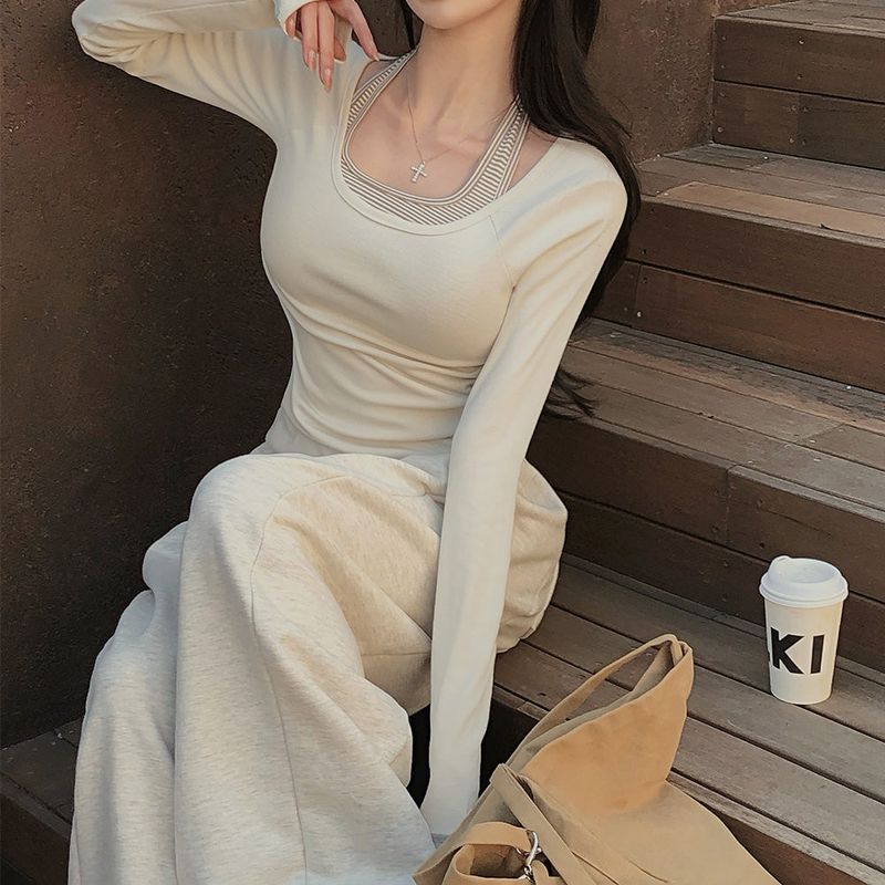 [Bellide made] BI, STRIPE HOLTER NECK CAMISOLE