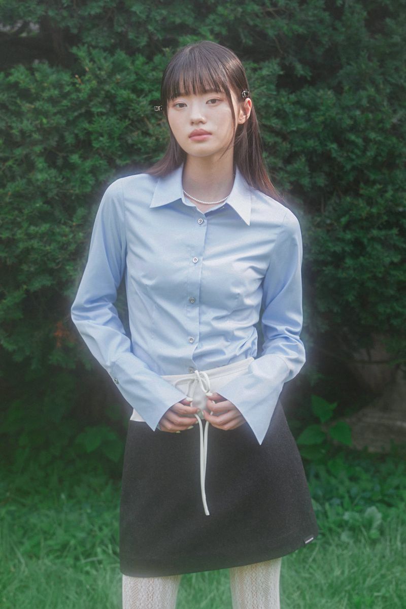 SLIM LINE CUFFS SHIRTS (SORA)