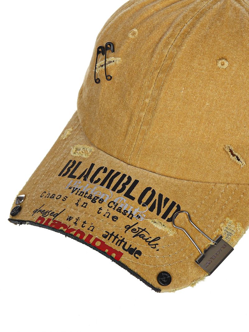 BBD Ripped Custom Vintage Clash Pigment Cap (Mustard)