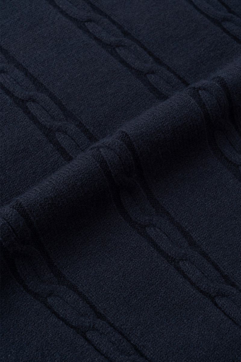 Melter Semi-Cropped Cable V-Neck Knit