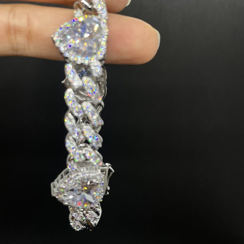 0083 [REDVELVET, ITZY, KEP1ER PICK] Full AAA zirconia heart bracelet