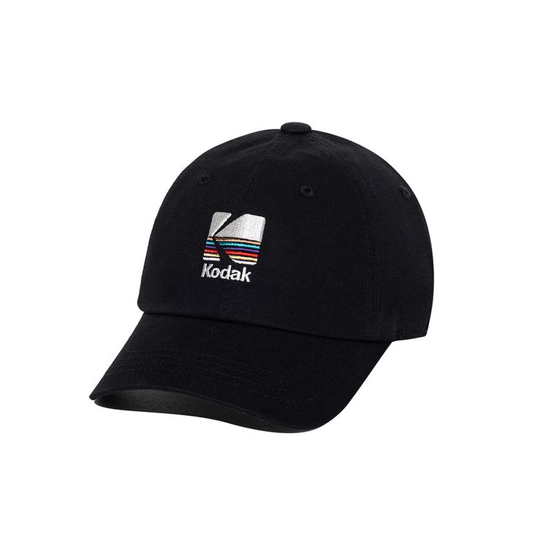 KODAK(コダック)の「RAINBOW EMBROIDERY BALL CAP【BLACK】(Hats)」