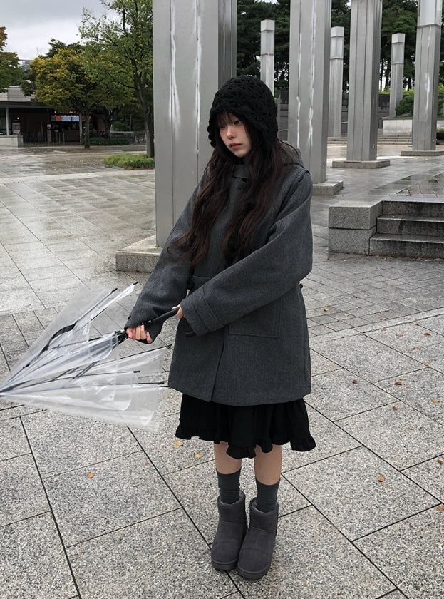 anyonemore（エニーワンモアー）の「[Peach Fuzz] オリンフリルミディレイヤードスカート（スカート）」