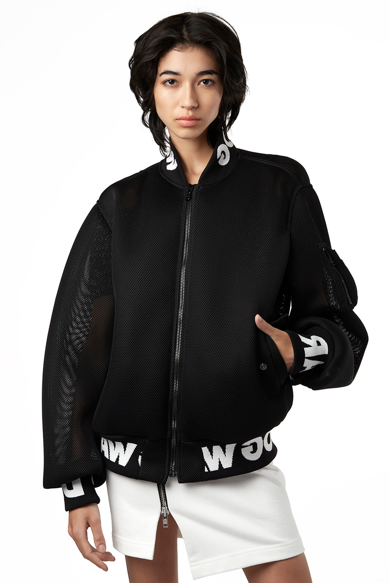 Net Bomber Jacket
