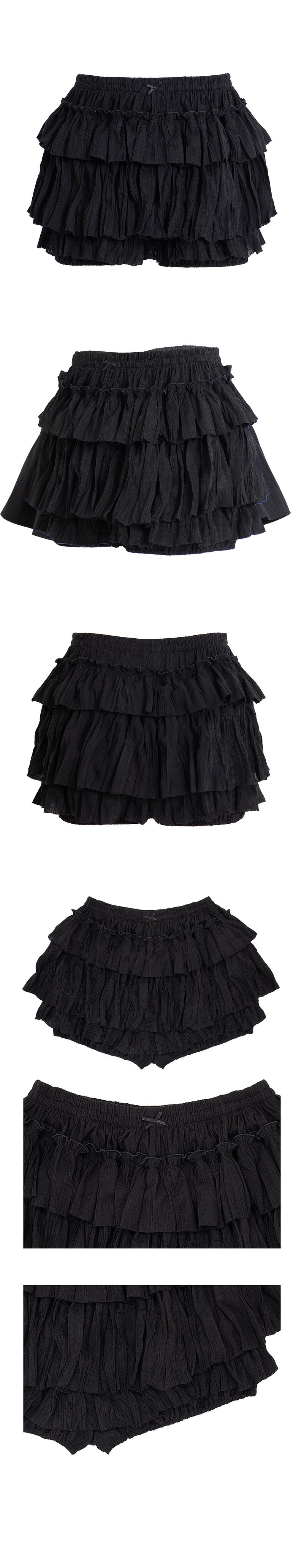 BIRD SKIRT IN BLACK